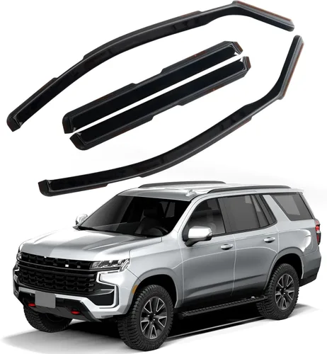 Vista 31 de Protector de lluvia apto para GMC Terrain 2010-2017, deflector de visera de ventana lateral de montaje exterior, protector de sombra de ventilación