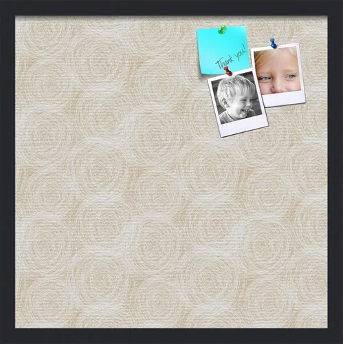 Vista 7 de PinPix ArtToFrames - Tablón de anuncios de corcho personalizado (16.0 x 10.0 in, acabado de lona, enmarcado en negro satinado (PinPix-1926)