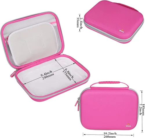 Vista 5 de Aproca Estuche rígido para almacenamiento de viaje, para tableta de aprendizaje Leapfrog LeapPad Ultimate/Academy para niños