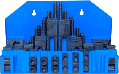 Vista 4 de Kit de sujeción de abrazadera de sujeción de 58 piezas para molino Bridgeport (ranura de 3/4 de pulgada y perno de 5/8 pulgadas)