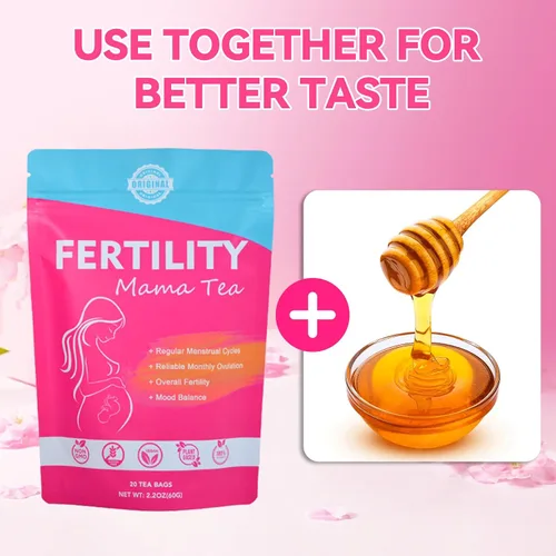 Vista 3 de Hiherbs - Té de fertilidad natural, para mujeres, tratamiento de encogimiento de fibromas, para aumentar la fertilidad, 20 bolsas de té equilibran
