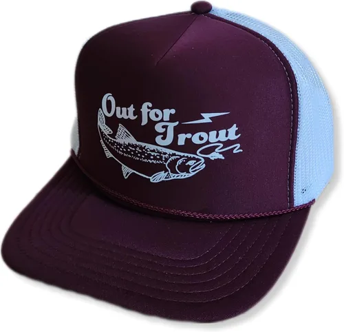 Vista 32 de ThatsRad Out for Trout Corduroy Snapback Sombrero Gorra Pesca con Mosca Pescador
