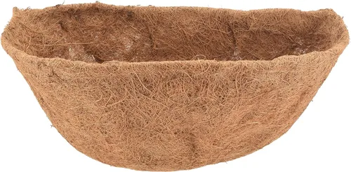 Vista 2 de Arcadia Garden Products CB51 - Revestimiento de coco para pesebre de pared, 14, 12 pulgadas, color marrón