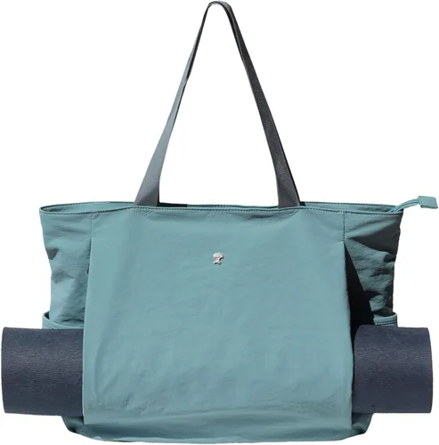 Vista 25 de Bolsa para esterilla de yoga ESVAN, bolsa de mano para yoga, bandolera para esterilla de yoga, bolsa de transporte para oficina, yoga, pilates