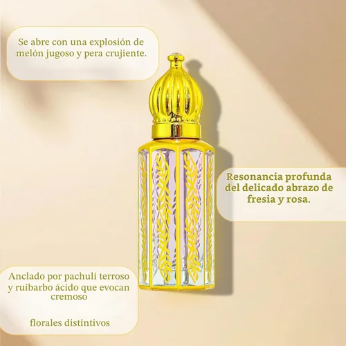 Vista 9 de MR.A Paquete de 3 perfumes árabes para mujer, set de regalo de aceites de perfume árabe de larga duración, aceite de perfume árabe de lujo