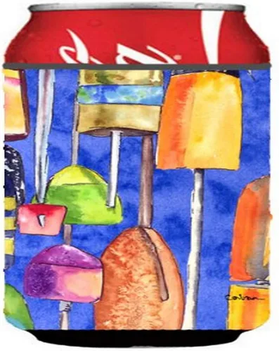 Vista 26 de Caroline's Treasures 8658CC - Funda plegable para bebidas o botellas, contenedor plegable con aislamiento para latas o botellas, multicolor Shells
