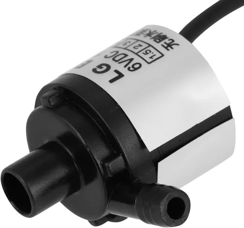 Vista 6 de Oumefar 1pc ultra silencioso mini DC 12 V 5 W sin escobillas sumergible 8.2 ft cabeza para la industria uso doméstico pequeña fuente bomba