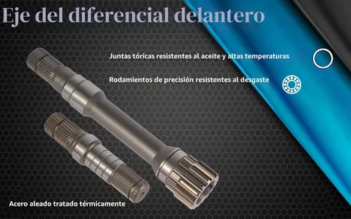 Vista 2 de Kit de Eje Intermedio del Diferencial Delantero de Repuesto para 2012-2021 Dodge Ram 1500 Eje Interior 68146594AB, 68146594AA, 68257420AF