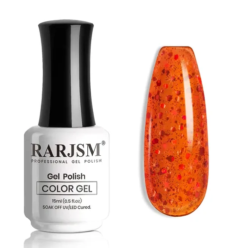 Vista 34 de RARJSM Esmalte de uñas de gel con purpurina de nieve, diamante brillante, gel de uñas de color blanco lechoso con pigmentos plateados y brillantes