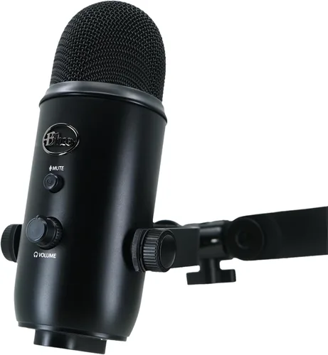 Vista 2 de Desk Cookies Soporte de micrófono para Blue Yeti con roscas de 3/8 pulgadas, accesorio de brazo de pluma, adaptador de montaje duradero, soporte