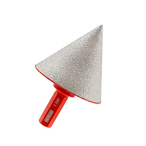 Vista 9 de DT-DIATOOL Brocas biseladas de diamante - Broca de corona de diamante de 4/5 pulgadas x 5/8"-11 rosca para agrandar, recortar, dar forma a agujeros
