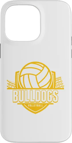 Vista 21 de Bulldogs Volleyball Back to School Spirit GY Case for iPhone 17