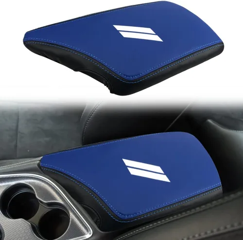 Vista 11 de Funda para el reposabrazos del automóvil, impermeable, para consola central, cubre cajas, resistente a los arañazos, funda protectora de cuero
