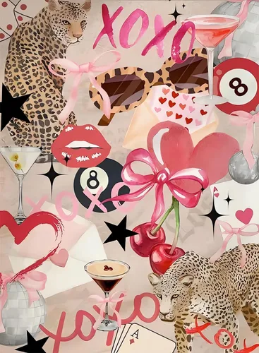 Vista 43 de Kits de arte de diamante para adultos principiantes, modernos kits de pintura de diamante con lunares de leopardo 5D, gemas y manualidades DIY