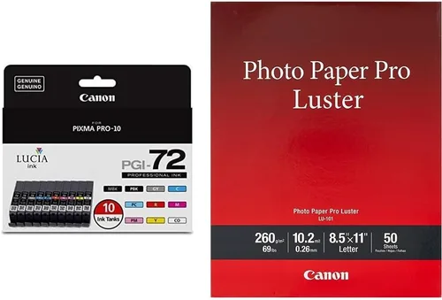 Vista 7 de Canon PGI-72 pack de 10 depósitos de tinta.