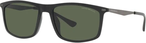 Vista 2 de Gafas de sol rectangulares de ajuste universal Ea4171u para hombre