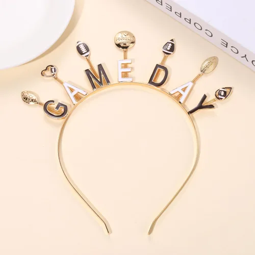 Vista 5 de PHALIN Diadema para el día del partido, para mujer, con diamantes de imitación esmaltados, para el día del partido, accesorios para el cabello