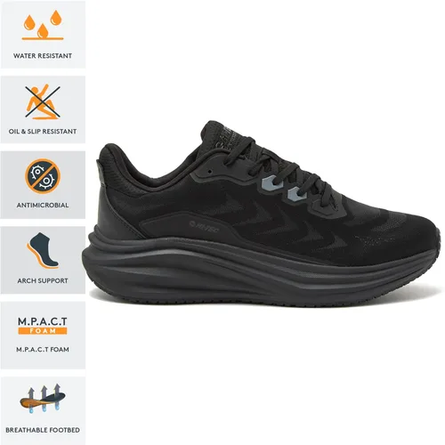 Vista 2 de HI-TEC Resist SR Runner - Zapatos de trabajo antideslizantes para hombre, cómodos, resistentes al agua, para hombre, ancho medio y ancho, talla 7-16