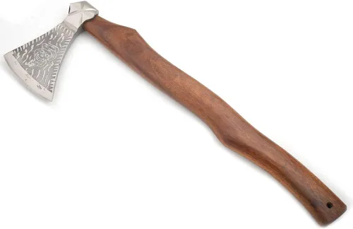 Vista 6 de Medieval Warrior Hacha Tomahawk Viking Tomahawk hecha a mano forjada a mano personalizada-hacha de caza-hacha de camping. (diseño)
