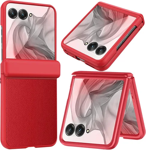 Vista 17 de NINKI Funda para Motorola Razr 60 Ultra con protector de pantalla integrado, protección de bisagra a prueba de golpes, resistente, ultra delgada