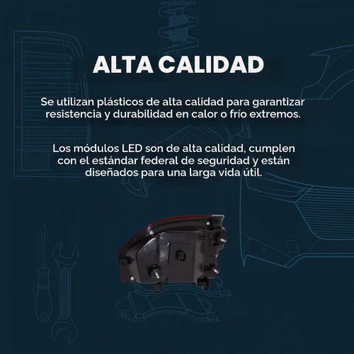 Vista 5 de Garage-Pro Juego de 2 luces traseras compatibles con Toyota Tacoma 2001-2004 – lado del conductor y del pasajero