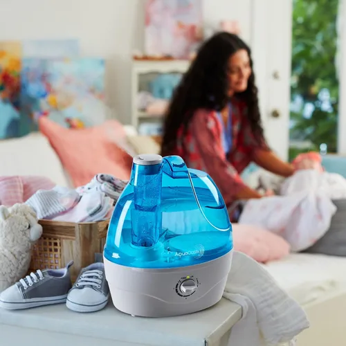 Vista 9 de AquaOasis® Humidificador de niebla fría (tanque de agua de 2.2 litros), humidificadores ultrasónicos silenciosos para dormitorio y habitación