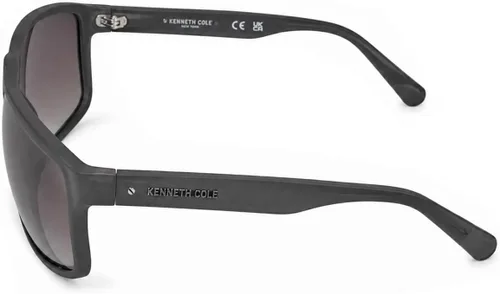 Vista 2 de Kenneth Cole Gafas de sol rectangulares para hombre Gris/Otro/Verde degradado