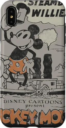 Vista 11 de Funda para iPhone 16 Disney 100 Mickey Mouse Steamboat Willie Sound Cartoon D100