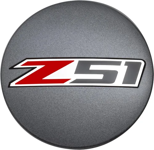 Vista 3 de GM Accessories 22782984 Tapa central estilo botón en negro con logotipo de Stingray