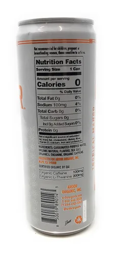 Vista 3 de Ardor Agua con gas orgánica de mango tropical, 12 FZ