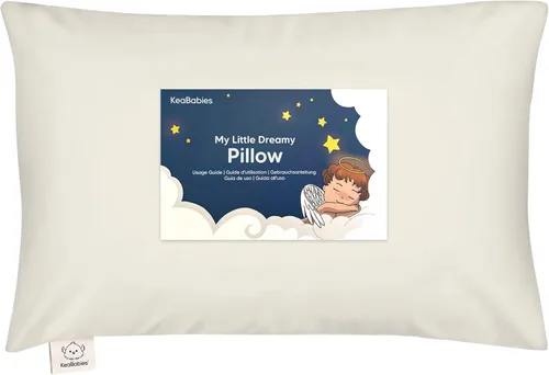 Vista 35 de Almohada para niños pequeños con funda - 13 x 18 pulgadas My Little Dreamy Almohada para niños pequeños de KeaBabies para viajar y dormir, funda