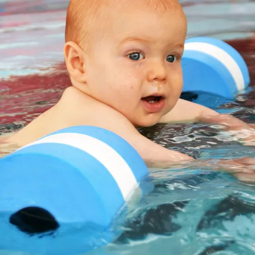Vista 3 de VINGVO Mancuerna de agua, mancuernas de espuma para ejercicio de piscina, 2 unidades de mancuernas de espuma para ejercicio aeróbico acuático