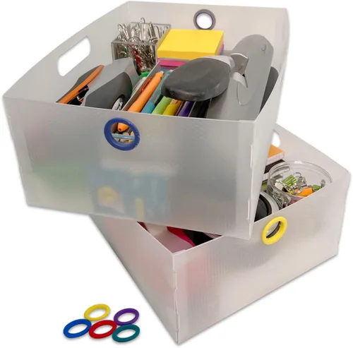 Vista 9 de Ultimate Office TierDrop - Cajones de suministro miden 9 pulgadas de ancho x 12 pulgadas de profundidad x 2 1/4 pulgadas de alto para accesorios