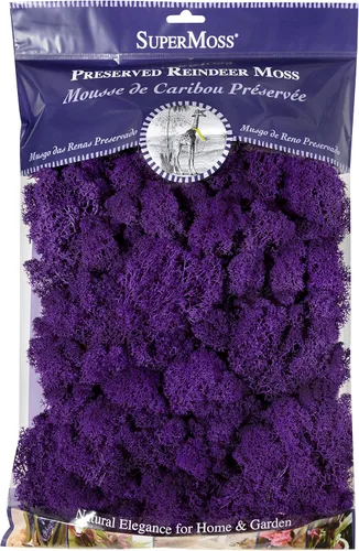 Vista 39 de Super Moss (23164) Musgo de reno preservado, fucsia, 2 onzas Musgo preservado suave, decoración del hogar, manualidades y terrarios, diseño