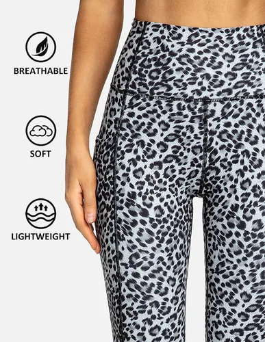 Vista 67 de Malla Queenieke 8030 de yoga, para correr, leggings con color combinado, para mujer