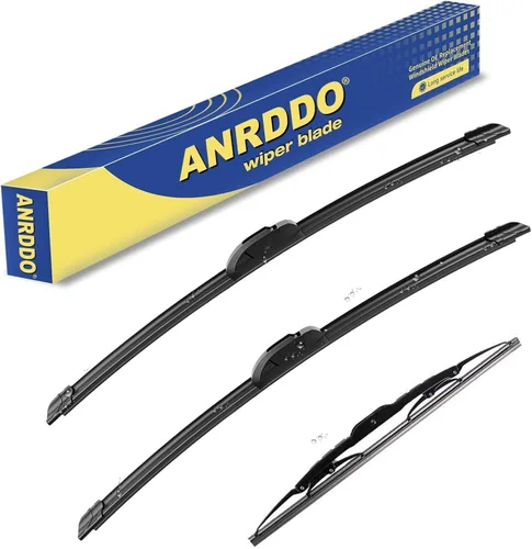 Vista 26 de ANRDDO Repuesto de limpiaparabrisas para limpiaparabrisas Jeep Wrangler
