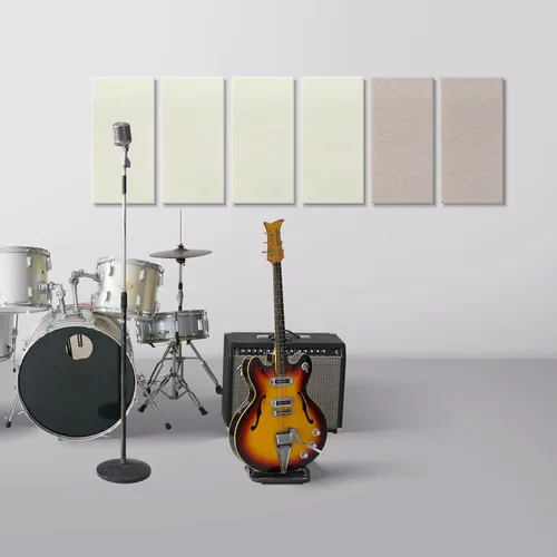 Vista 6 de UMIACOUSTICS 4 piezas de paneles acústicos para pared, paneles de tratamiento acústico para estudio de grabación de 2" de espesor, 23.6" x 11.8