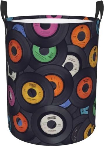Vista 10 de Cesta de lavandería de dinosaurio 3D con asa duradera, impermeable, plegable, cesta de almacenamiento de ropa sucia circular para baño, dormitorio