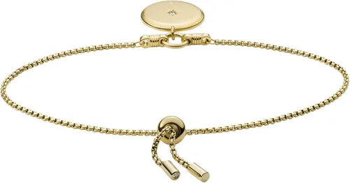 Vista 2 de Fossil - Pulsera de acero inoxidable para mujer, color oro rosa