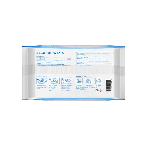 Vista 2 de Beautifier Life Toallitas húmedas – Toallitas desinfectantes de manos con aloe y vitamina E para hombres, mujeres y niños – Elimina el 99.99%