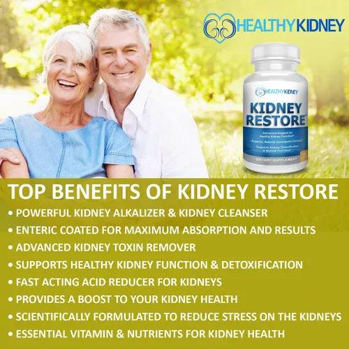 Vista 2 de Kidney Restore: Suplemento de salud renal, fórmula de desintoxicación y reparación de limpieza renal por Renal Expert con trasplante
