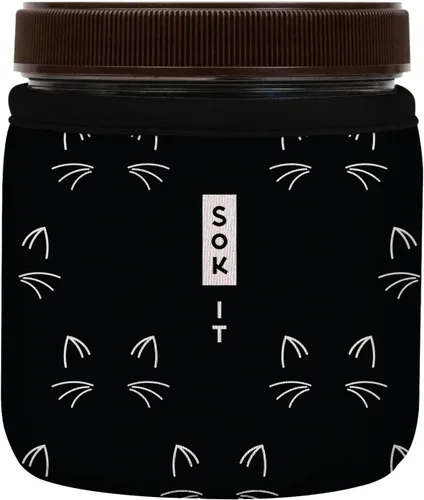 Vista 206 de Sok It IceCreamSok - Funda de neopreno aislada (flores abstractas, pintas de helado cónicas)