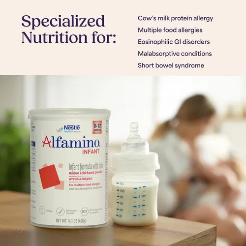 Vista 2 de Alfamino Fórmula infantil, a base de aminoácidos, con hierro, 14.1 oz