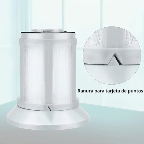 Vista 6 de Filtro de vacío de repuesto para aspiradora Bissell 2156A 1665 16652 1665W 21562 2156E Zing AeroSwift Powerforce sin bolsa, comparado con la parte #