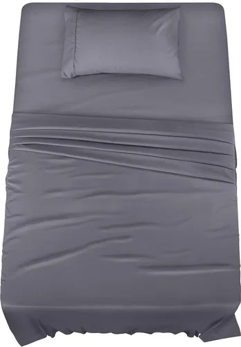 Vista 12 de Utopia Bedding Juego de sábanas de tamaño King, paquete a granel de 8 sábanas, microfibra suave cepillada, bolsillos profundos, resistente al