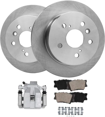 Vista 13 de Detroit Axle - Rotores de freno para Ford Mustang 2015 2016 2017 2018 2019 2020 2021 2022 2023 Rotores de freno de disco 2016 2017 2018 2019