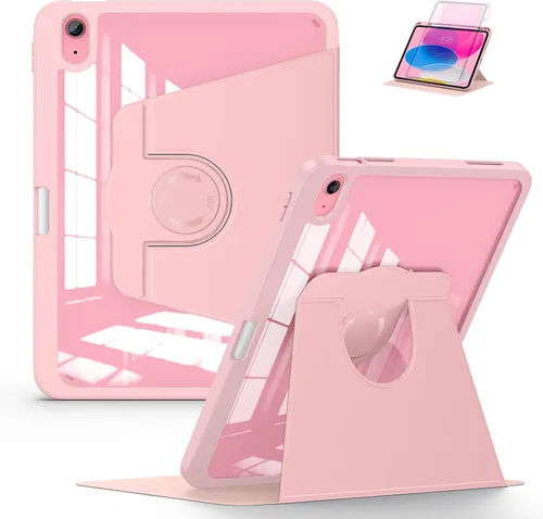 Vista 15 de Soke Funda giratoria para iPad (A16) de 11ª generación 2025, iPad de 10ª Lila Púrpura