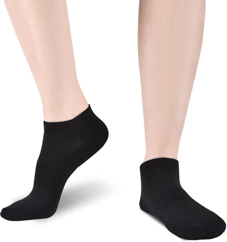 Vista 5 de Cozi Foot 510 pares de calcetines de tobillo para mujer, atléticos, suaves, de corte bajo