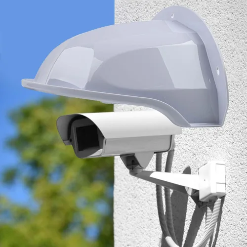 Vista 9 de Outdoor Security Camera Sun Rain Cover Shield,Tool-free