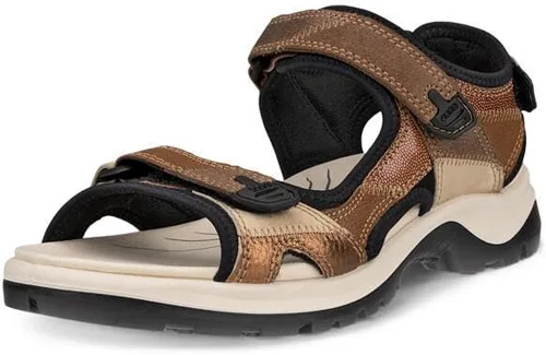 Vista 48 de ECCO Yucatan, sandalia deportiva para mujer Aire/Nubuck azul polvoriento